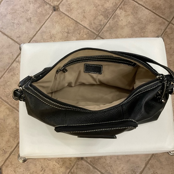 Tignanello black leather shoulder bag - Picture 7 of 9